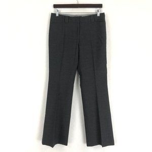 Express Women's Size 7/8R Dark Grey Wool Blend Hidden Fly Bootcut Trouser Pants